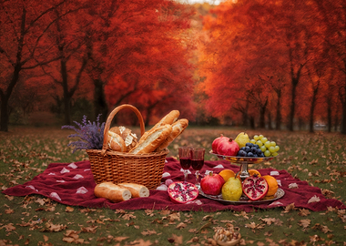 Autumn Picnic in the Park