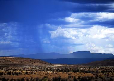 Dramatic Landscape with Stormy Sky