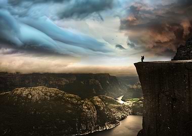 preikestolen cliff edge adventure