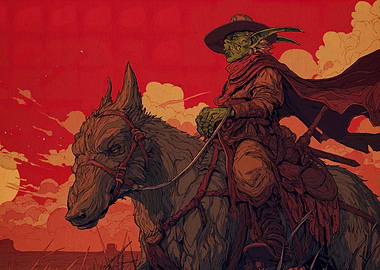 Goblin Rider on Horseback