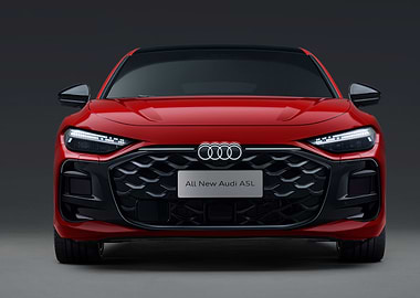 Red Audi ASL Front View