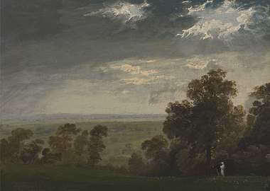 Landscape with Figures under Stormy Sky