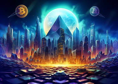 Crypto Futuristic City
