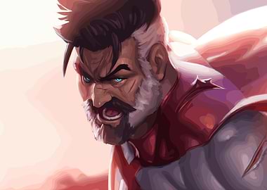 Omni-Man Angry Portrait