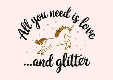 Unicorn Love and Glitter