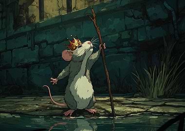 Mouse King with Staff