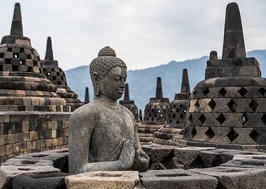 Borobudur Temple Buddha Statue