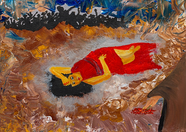 Grace in the Dust Painting