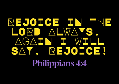 Rejoice in the Lord Always