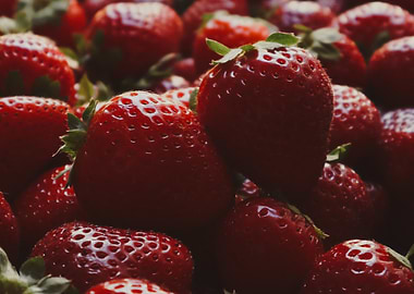 Fresh Strawberries Close-Up