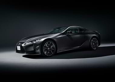 Sleek Gray Lexus LC 500 Coupe