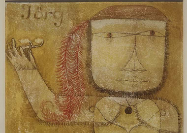 Abstract Portrait 'Jörg' Art by Paul Klee
