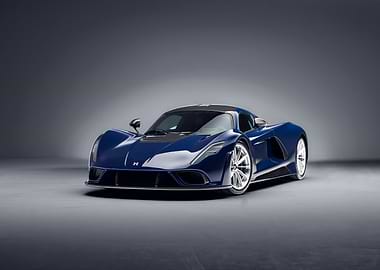 Blue Hennessey Venom F5 Revolution Coupe