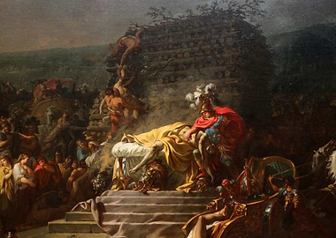 Classical Death Scene Painting