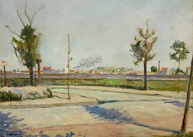 Industrial Landscape Painting