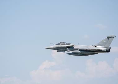 Rafale Fighter Jet in Flight