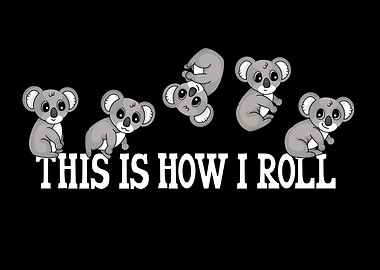 Cute Koala Lover Kids Australian Animals Gift Men Koala