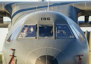 Military Aircraft Front View