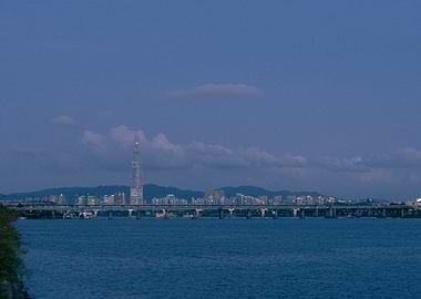 Seoul Cityscape at Dusk