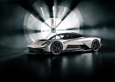 Aston Martin Valkyrie in Wind Tunnel