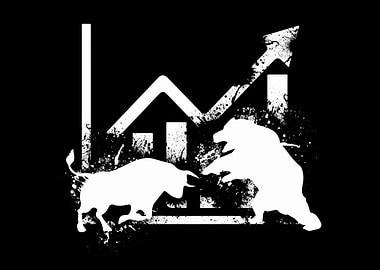Bull and Bear Market Graphic