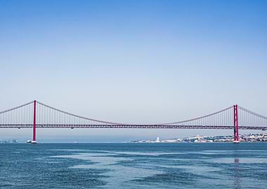 Red Bridge over Water 2