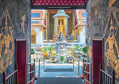 Wat Phra Kaew Temple Entrance, Bangkok