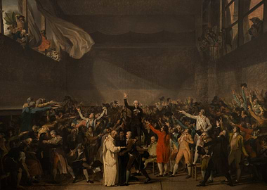 Oath of the Tennis Court Painting