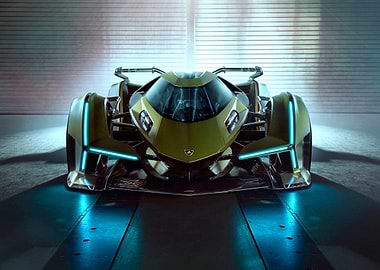 Lamborghini V12 Vision Gran Turismo Front View