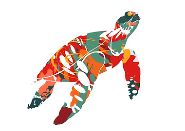 Abstract Turtle Art