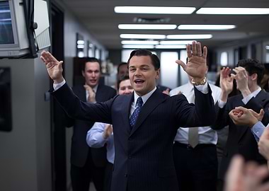 Leonardo DiCaprio in The Wolf of Wall Street