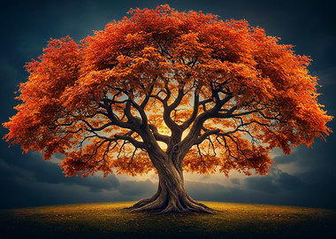 Majestic Autumn Tree