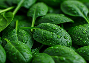 Fresh Spinach Leaves
