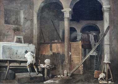 Artist's Studio Painting
