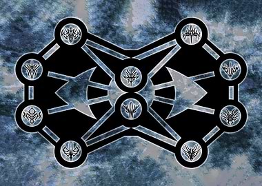 Mystical Symbol on Textured Background Stormlight