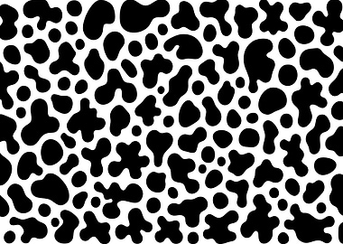 Black and White Cow Pattern