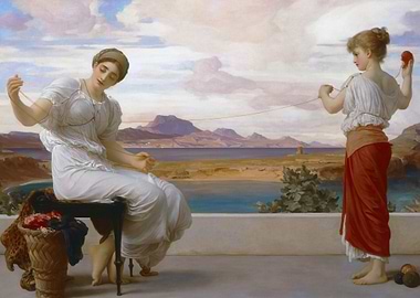 John William Waterhouse - Penelope and suitors