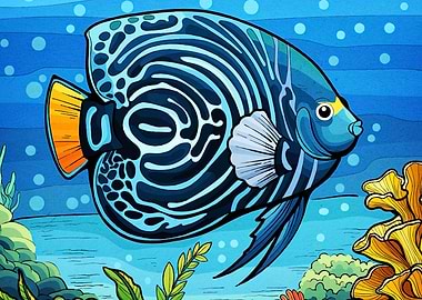 Angelfish Coral Reef