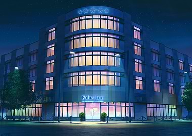 Polus Inn at Night