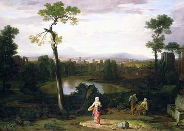 Classical Landscape with Figures and Ruins