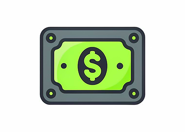Cartoon Money Icon
