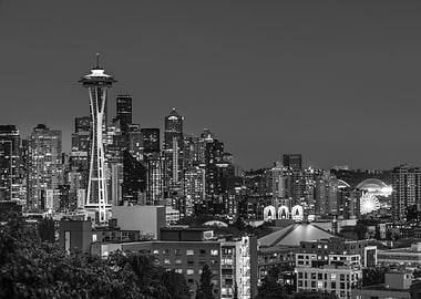Seattle Skyline at Night