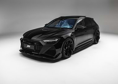 Sleek Black Audi RS6 Avant