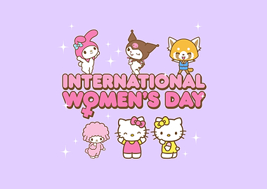 International Women's Day Sanrio Characters