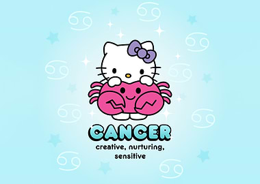 Hello Kitty Cancer Zodiac Sign