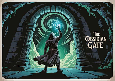 The Obsidian Gate Fantasy Art