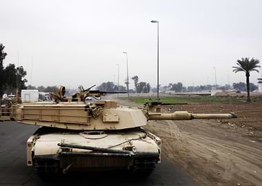 M1 Abrams Tank on Road
