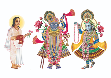 Shrinathji, Yamunaji, Mahaprabhuji