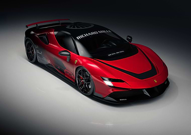 Red Ferrari SF90 XX Stradale