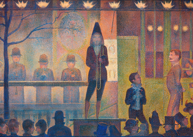 Circus Sideshow by Georges Seurat